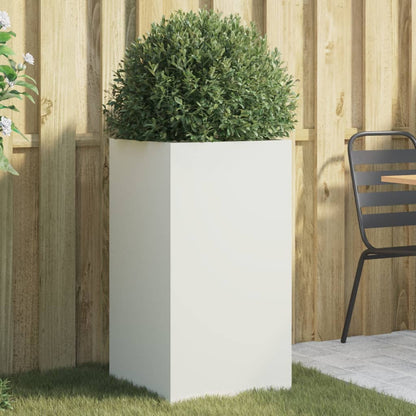 Jardinera Acero Blanco 42x38x75 Cm_1