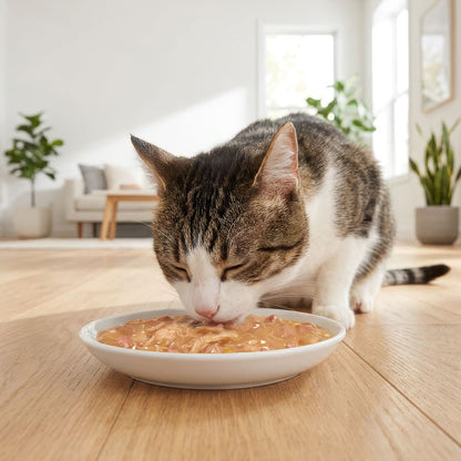 Caldo Cremoso para Gatos Creamy Broth Pollo e Hígado Catit 4 x 40 g