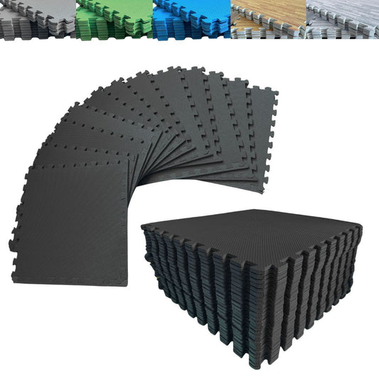 Jowy Tatami Puzzle 1cm 60x60cm – Pack 4 Uds (t60-4) Negro_0