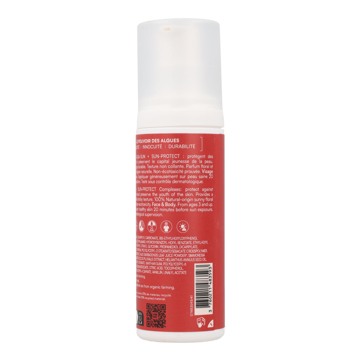 Invisible Sun Lotion Spf50 Biarritz 100 Ml 