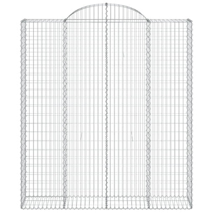Cestas De Gaviones 5 Uds Forma De Arco Hierro 200x50x220/240 Cm_3