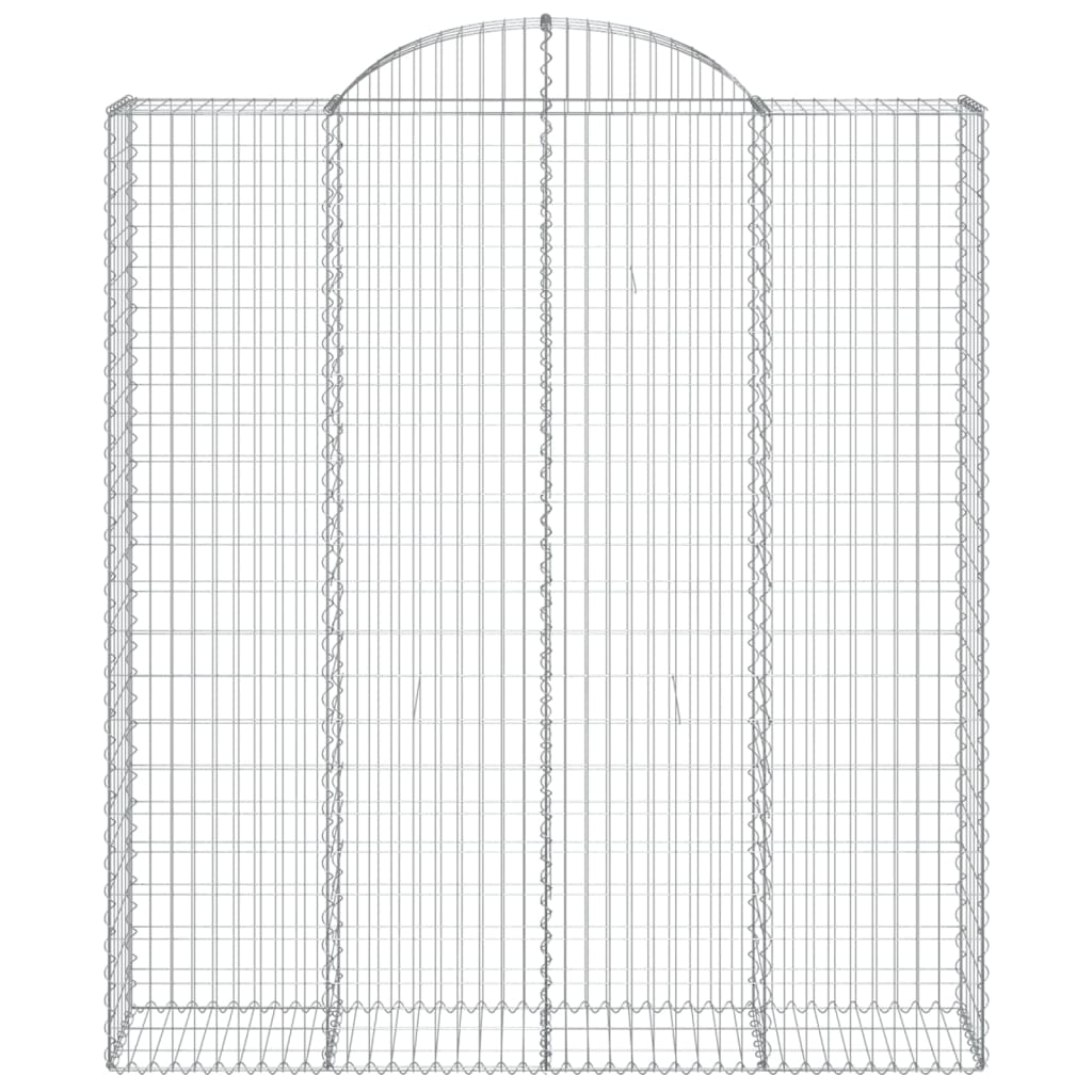 Cestas De Gaviones 11 Uds Forma De Arco Hierro 200x50x220/240cm_3