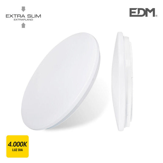 Plafon/aplique Led De Superficie 24w 4000k Ø38x6,6cm Edm_0