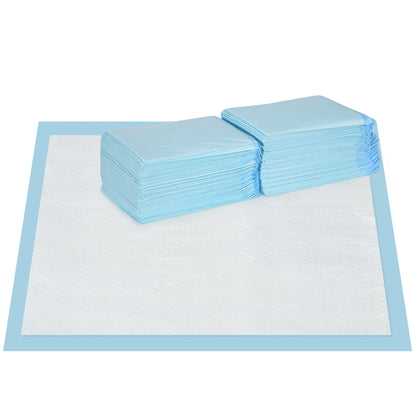 Pawhut Empapadores Para Perros 80 Unidad 60x60 Cm Diseño De 6 Capas Azul_0