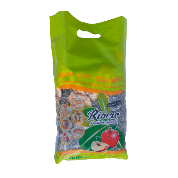 Heno de festuca con manzana Ribero 500 g