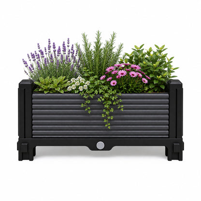 Jardinera Elevada 40x40x22cm Nyana Garden | Modular | Drenaje | Fácil Montaje_0