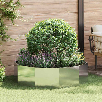 Jardinera Plateado 120 X 120 X 35 Cm Acero Inoxidable_1