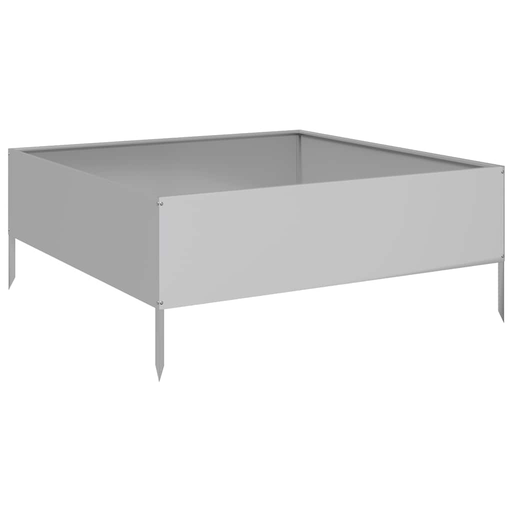 Jardinera De Acero Galvanizado 100x100x41 Cm_0