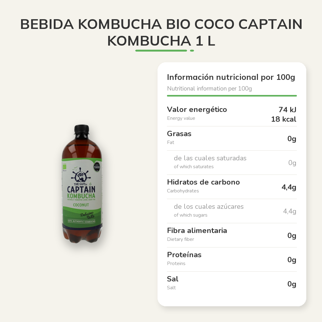 Información nutricional