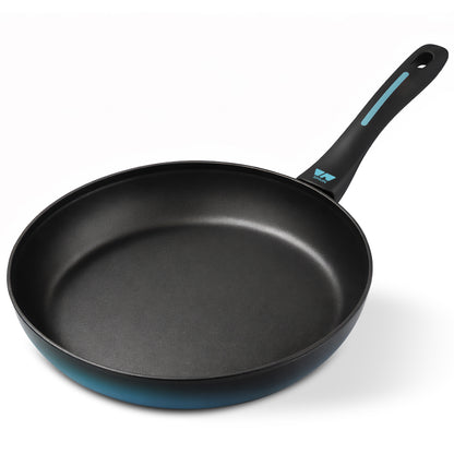 Briebe Sartén Inducción Acero Forjado 28 Cm Antiadherente Sin Pfoa, Todas Cocinas, Fabricada En España, Mare, Azul_0