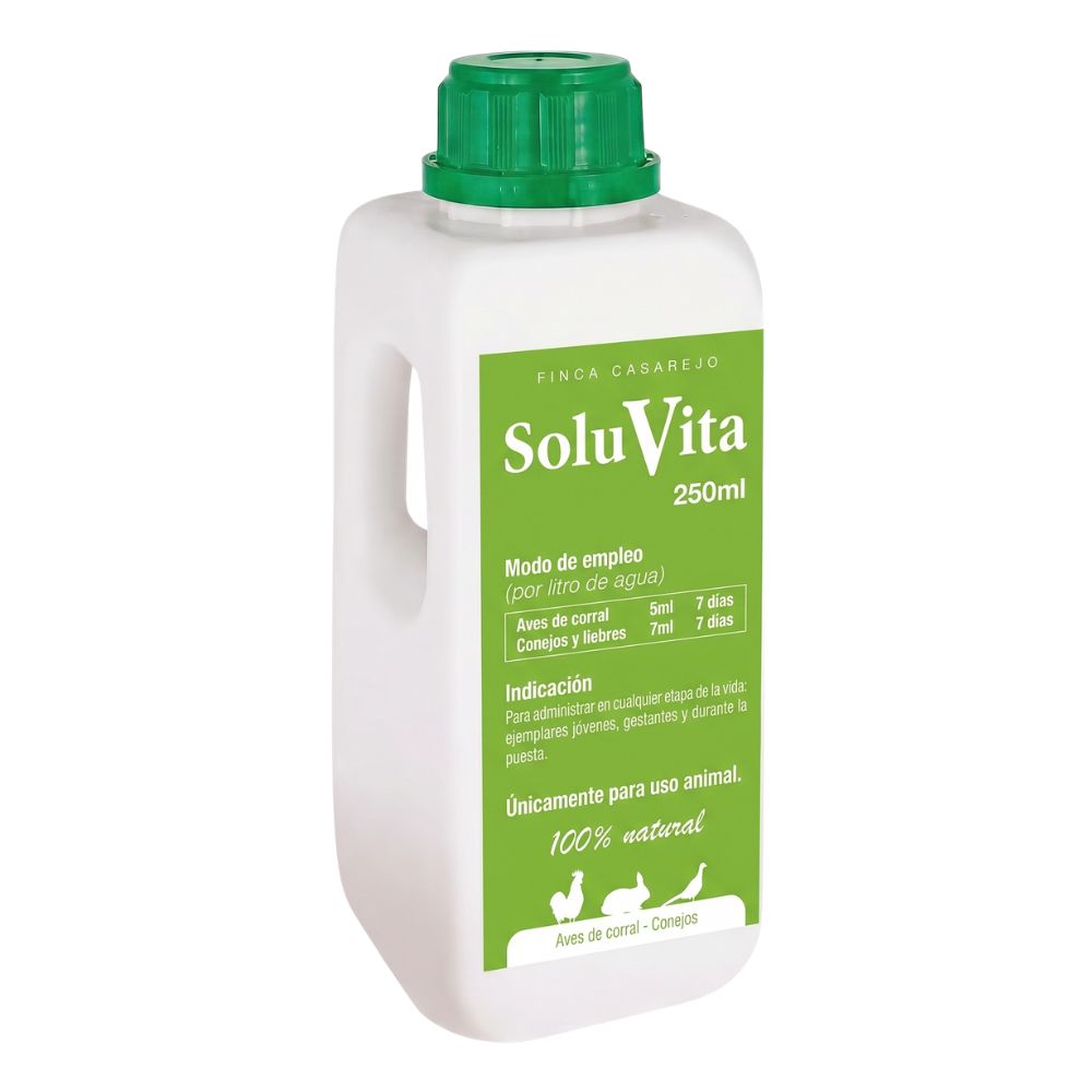 Soluvita 250ml - Vitaminas Para Gallinas, Conejos, Anátidas Y Otras Aves - Apoyo Nutricional En Épocas De Alta Demanda_0
