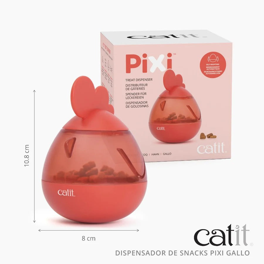 Dispensador de snacks para gatos PIXI Gallo Catit