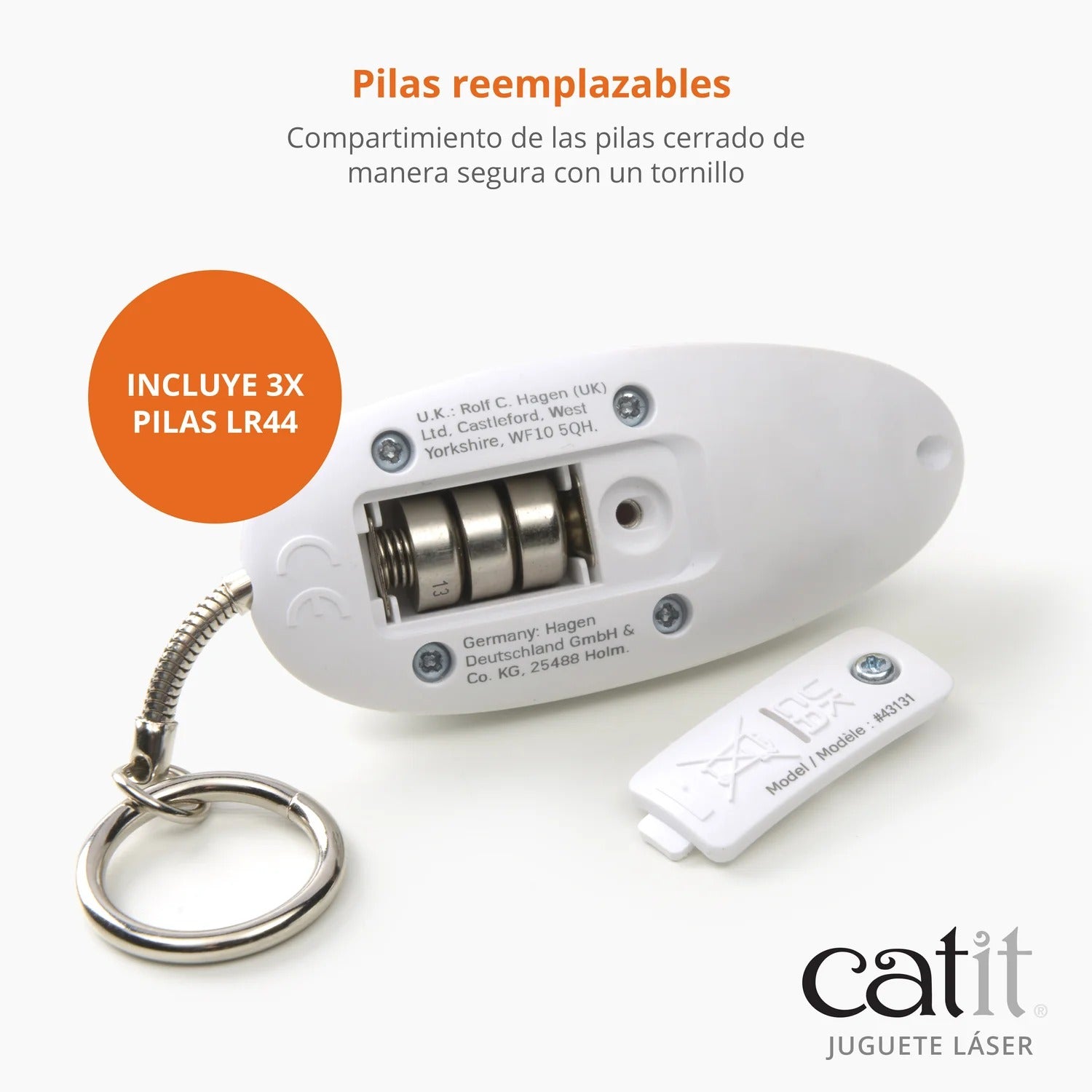 Juguete láser para gatos con forma de ratón Catit