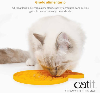 Alfombrilla para lamer con forma de pez Catit