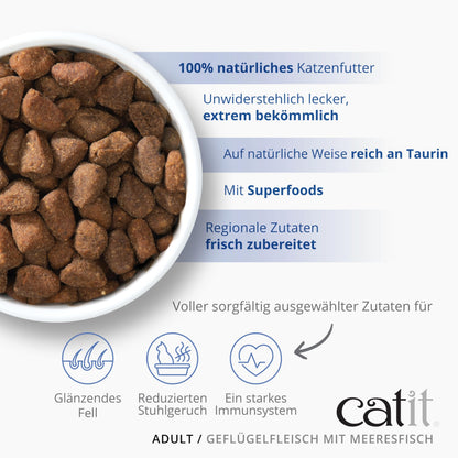 Pienso para gatos adultos con pescado de mar Recipes 400 g Catit