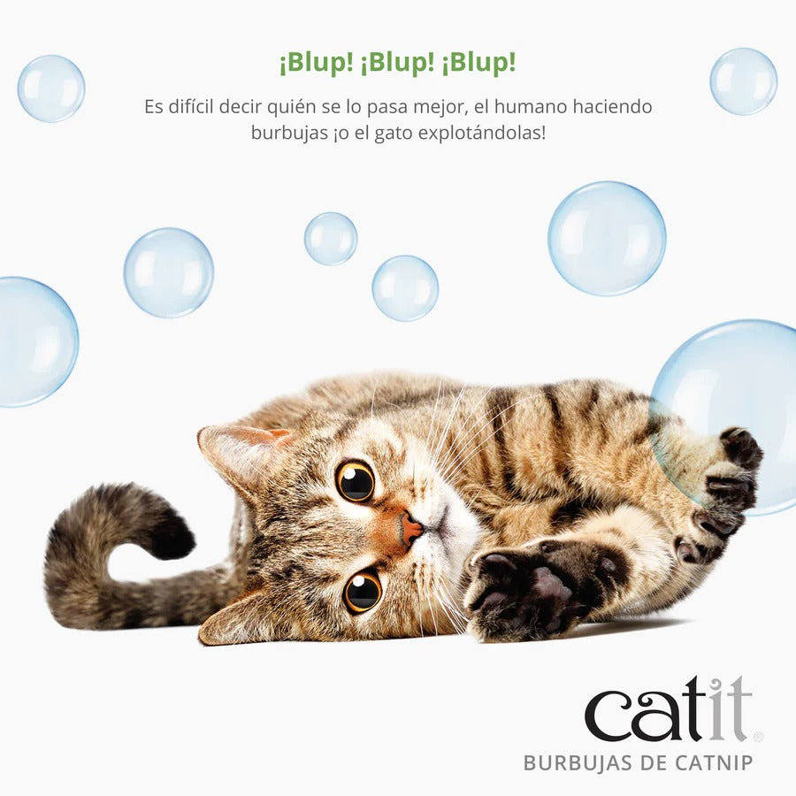 Burbujas con hierba gatera Catnip 142 ml Catit