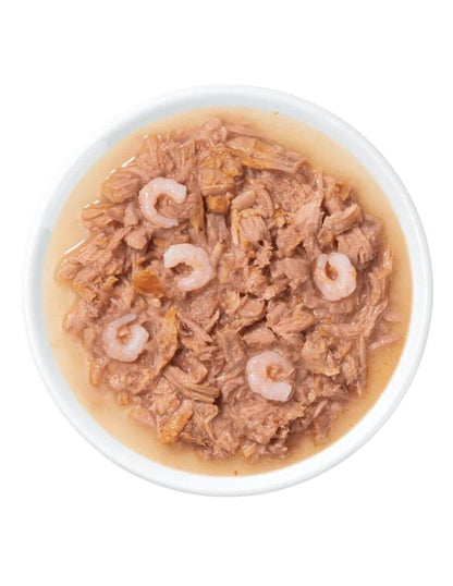Comida húmeda para gatos Fillet atún con gambas en caldo Cuisine 75 g Catit