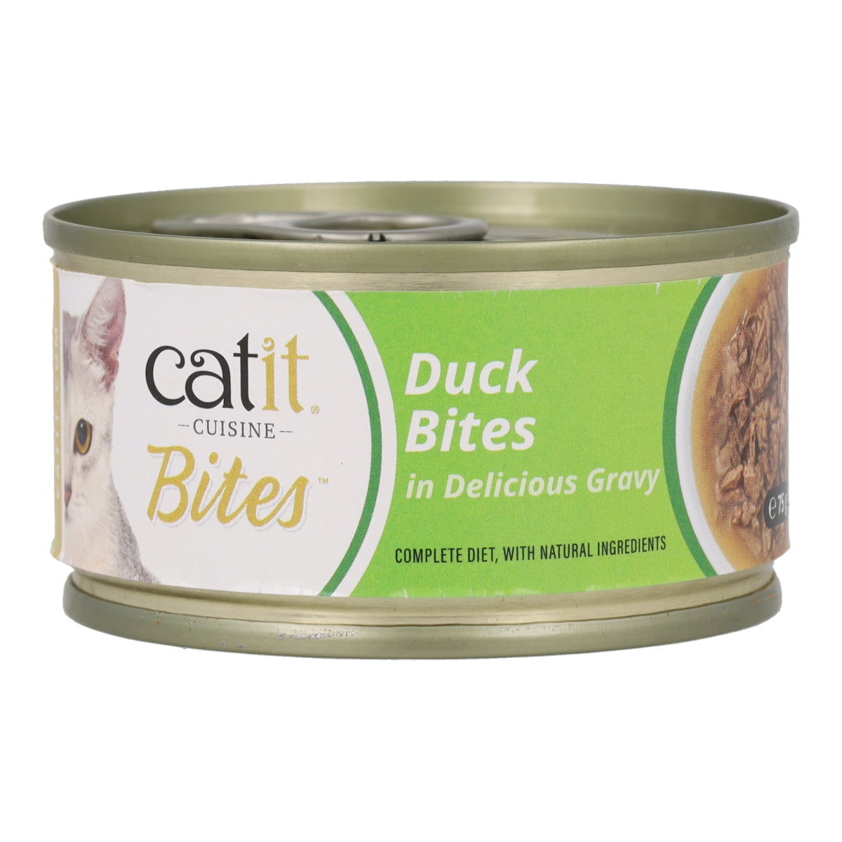 Comida húmeda para gatos Bites de pato Cuisine 75 g Catit