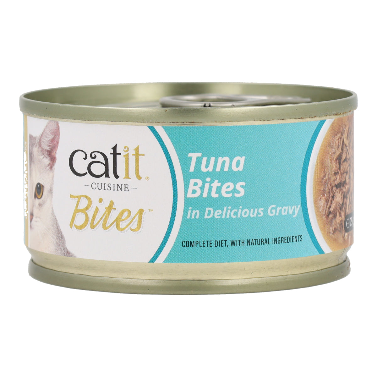 Comida húmeda para gatos Bites de atún Cuisine 75 g Catit