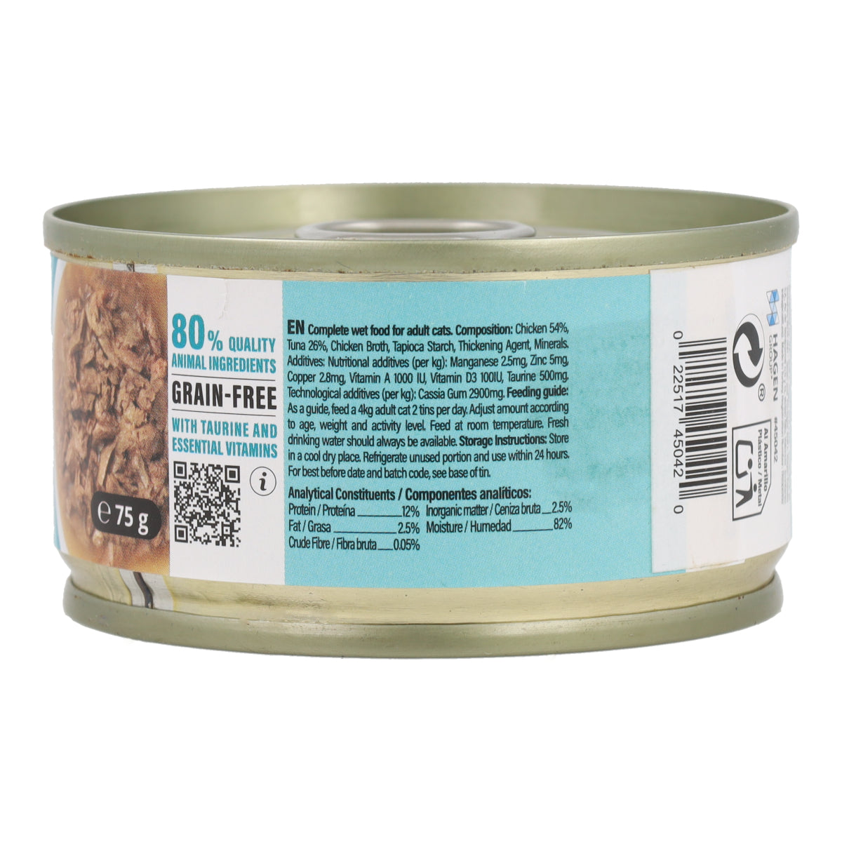 Comida húmeda para gatos Bites de atún Cuisine 75 g Catit
