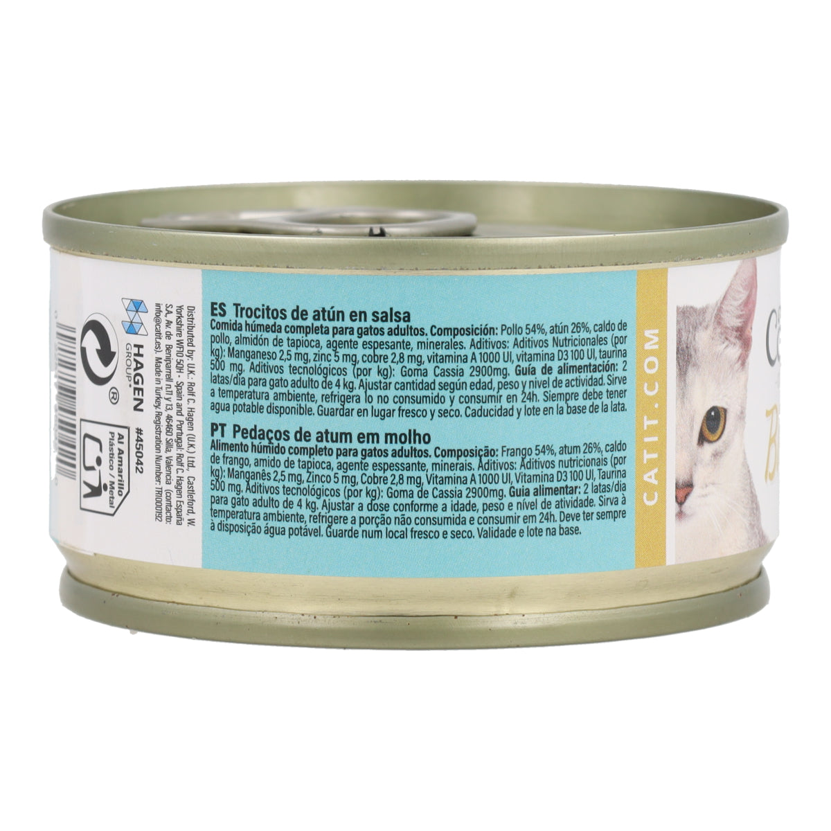 Comida húmeda para gatos Bites de atún Cuisine 75 g Catit