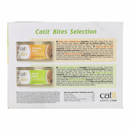 Comida húmeda para gatos Bites Pack Variado Cuisine 12 x 75 g Catit
