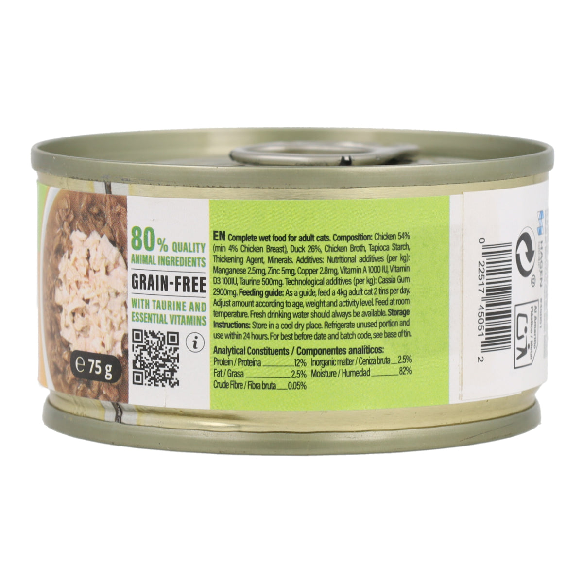 Comida húmeda para gatos Duet pato con pollo Cuisine 75 g Catit