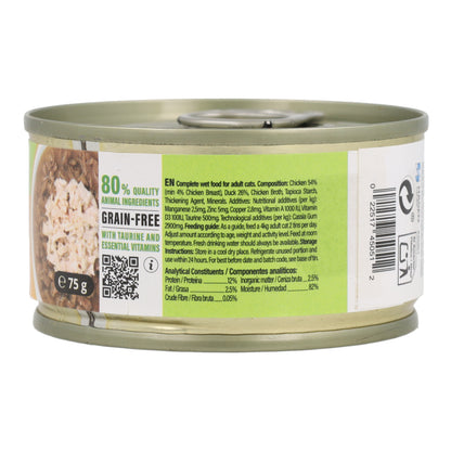 Comida húmeda para gatos Duet pato con pollo Cuisine 75 g Catit