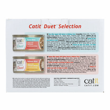 Comida húmeda para gatos Duet Pack Variado Cuisine 12 x 75 g Catit