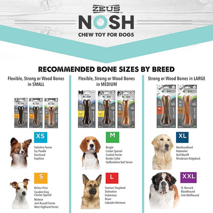 Nosh mordedor de Nylon Strong Hueso sabor a Pollo Zeus M 15cm