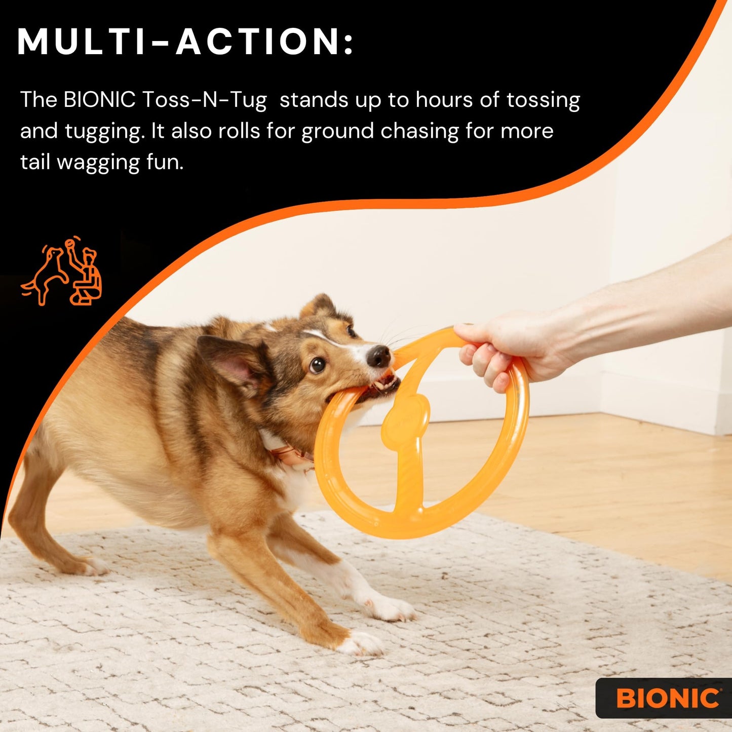 Toss-N-Tug Ring BIONIC 22.7cm