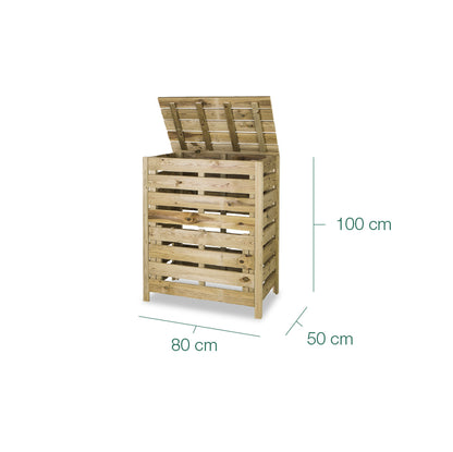 Compostador Madera Tratada Exterior Hortalia 315 L_3