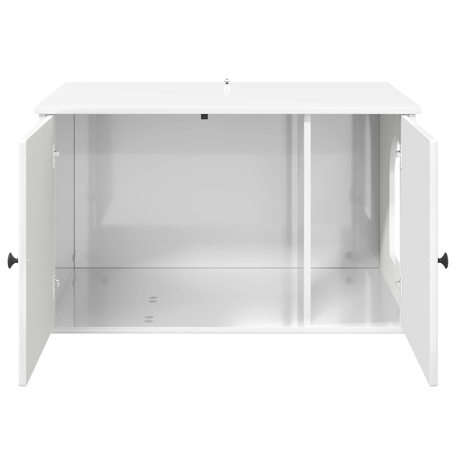 Casa Para Gatos Brillante 85 X 55 X 50 Cm Madera De Ingeniería_5