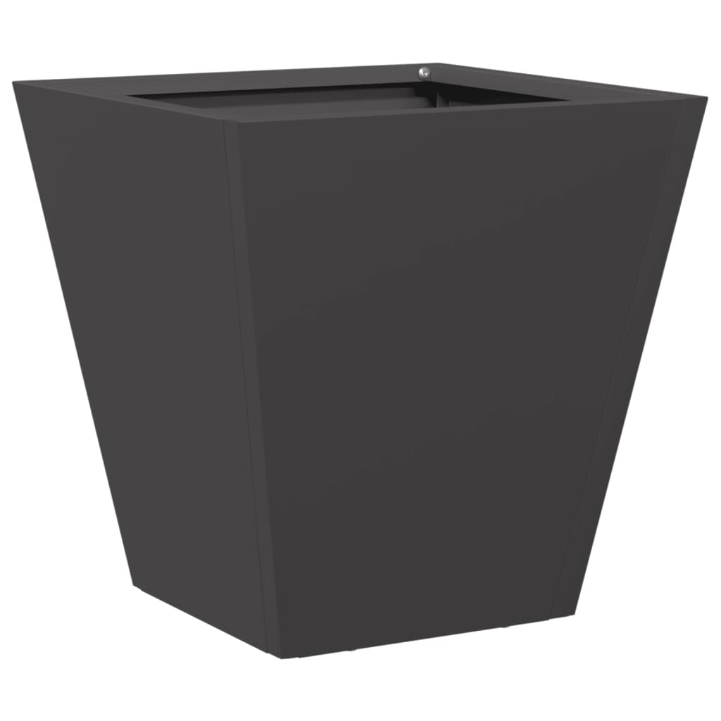 Jardinera Hexagonal Acero Negra 30x30x30 Cm_0