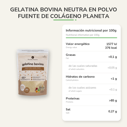 Información nutricional