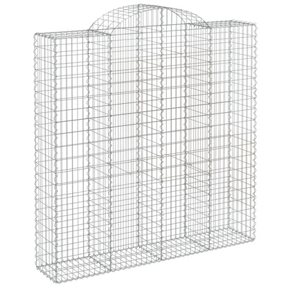 Cestas De Gaviones 10 Uds Forma De Arco Hierro 200x50x200/220cm_2