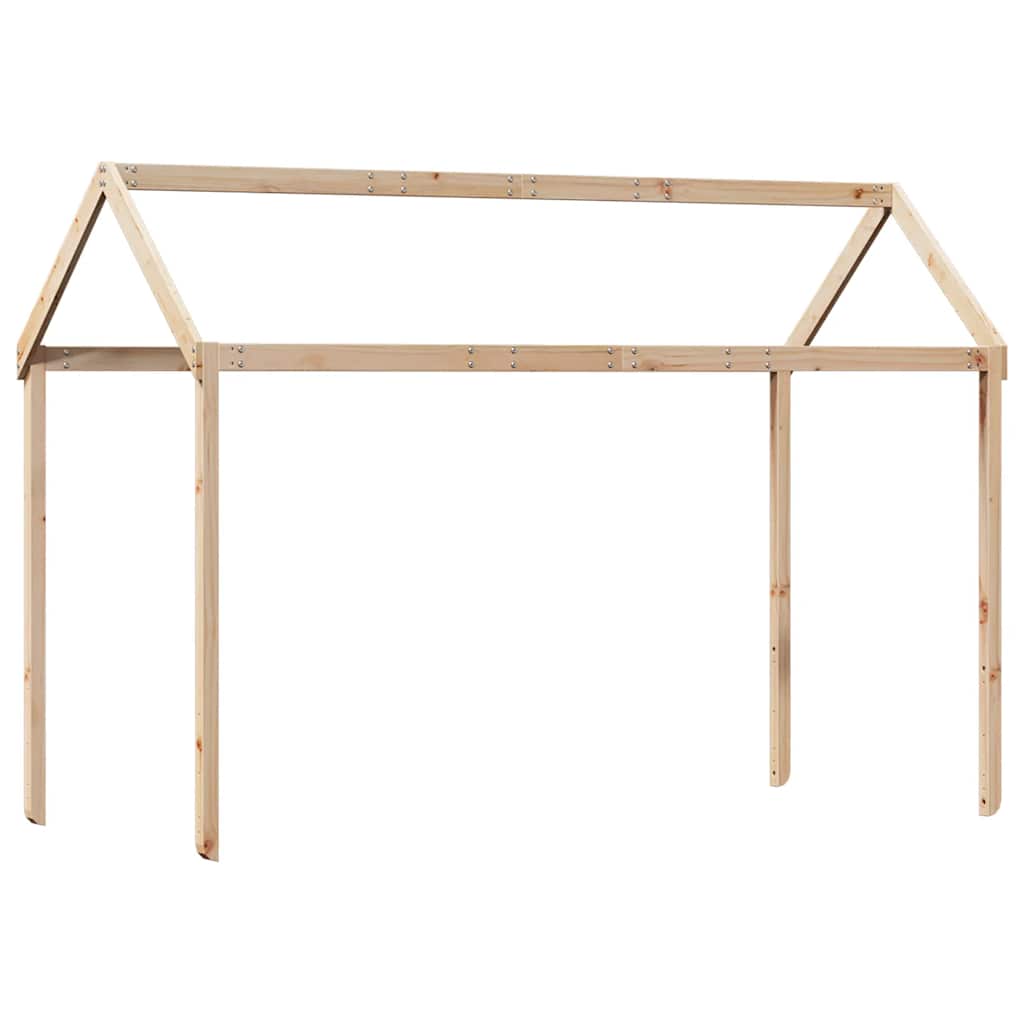Techo De Cama Infantil Madera Maciza Pino 217x85,5x154 Cm_5