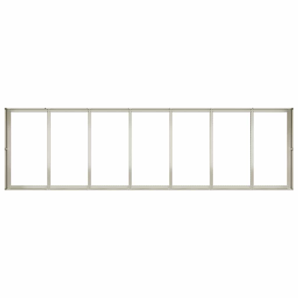 Jardinera Acero Blanco 280x80x40 Cm_4