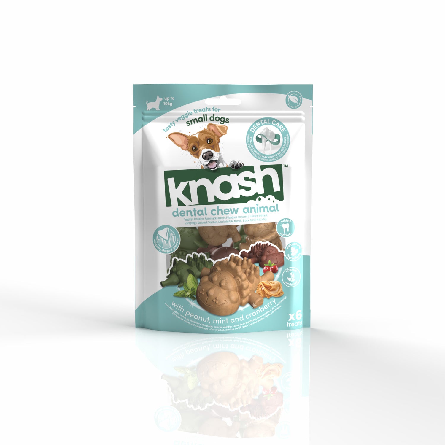 Knash Snack Dental Animales Para Perro S 2 Boslas X 6 Uds_0