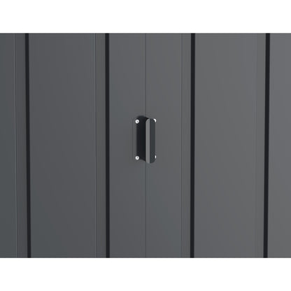 Duramax - Caseta Jardín - Eco Javea 10x10 - Metal - Color Gris Antracita_4