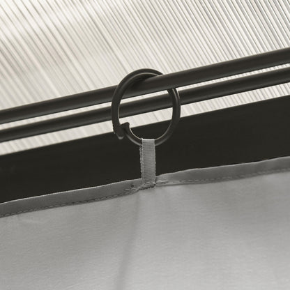 Outsunny 4 Paredes Laterales Para Cenador 3x2 M Sin Ventanas Gris Claro_4