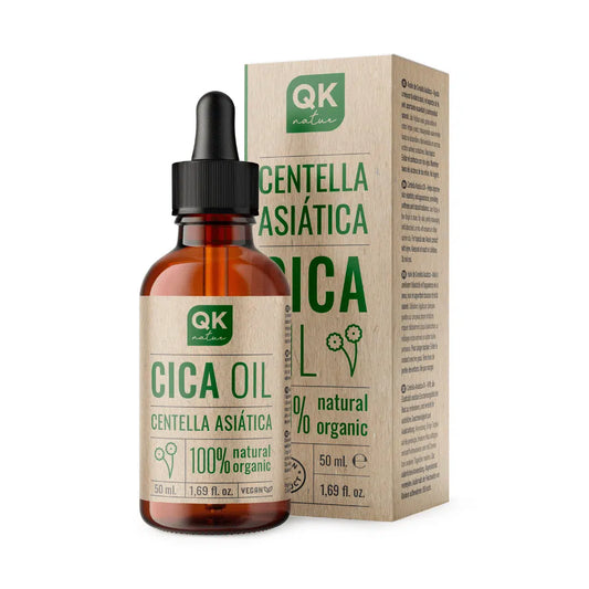 QKnatur - Aceite De Centella Asiática - Reparador Natural Para La Piel. Elasticidad Y Luminosidad Rostro Y Cuerpo | 50ml_0