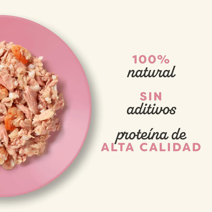 Comida húmeda para gatos Lata Atún y gambas Applaws 156 g