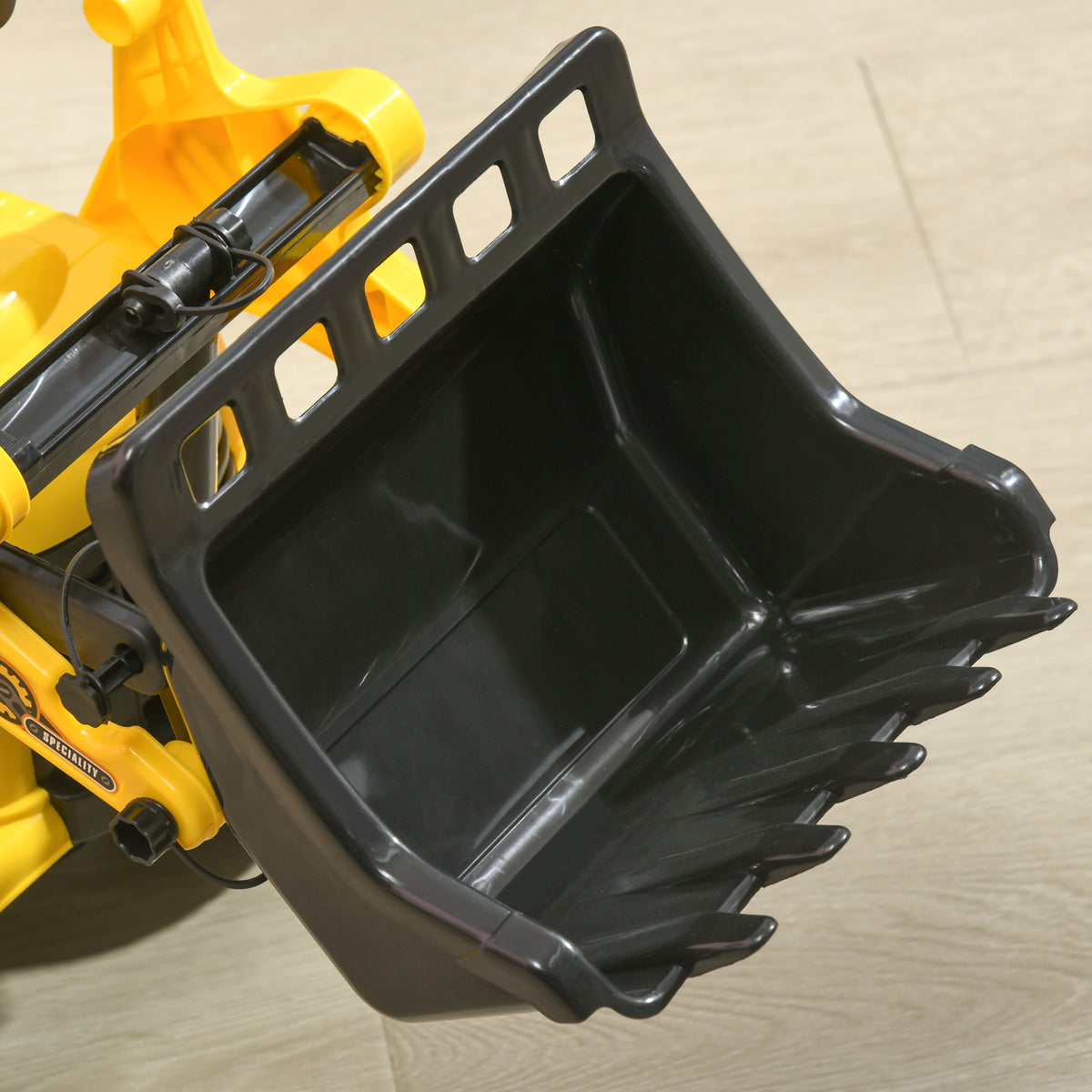 Tractor Correpasillos Homcom Pp, Abs Amarillo 80x26.5x39 Cm 301-058_3