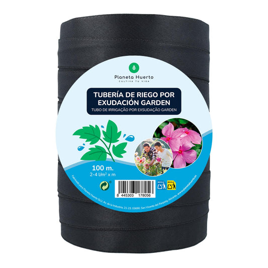 Tubería de Riego por Exudación en Rollo Garden Planeta Huerto 100 m