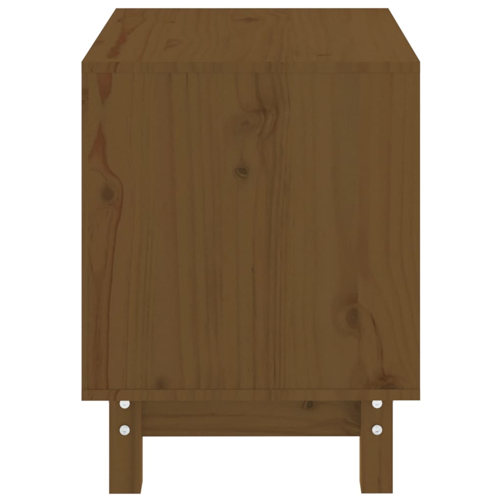 Cama Para Perros Madera Maciza Pino Marrón Miel 50x40x52 Cm_4
