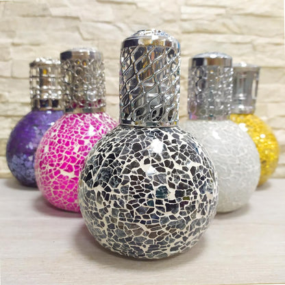 Lámpara Catalítica Mosaico Negro + Aroma Winter Citrus 200ml - Elimina Malos Olores, Impurezas Y Perfuma_4