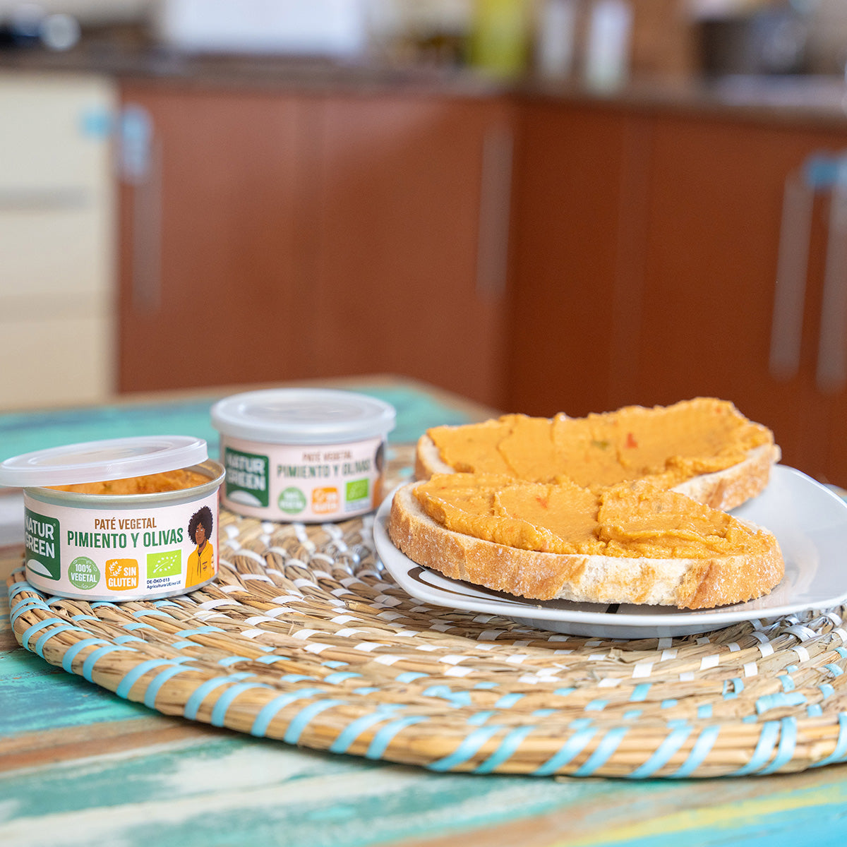 Paté Pimientos y Olivas Bio Naturgreen 125 g