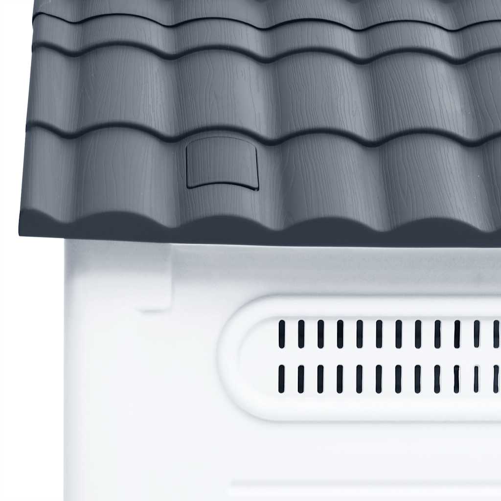 Casa Para Perro Gris 57x68x66 Cm Polipropileno_4