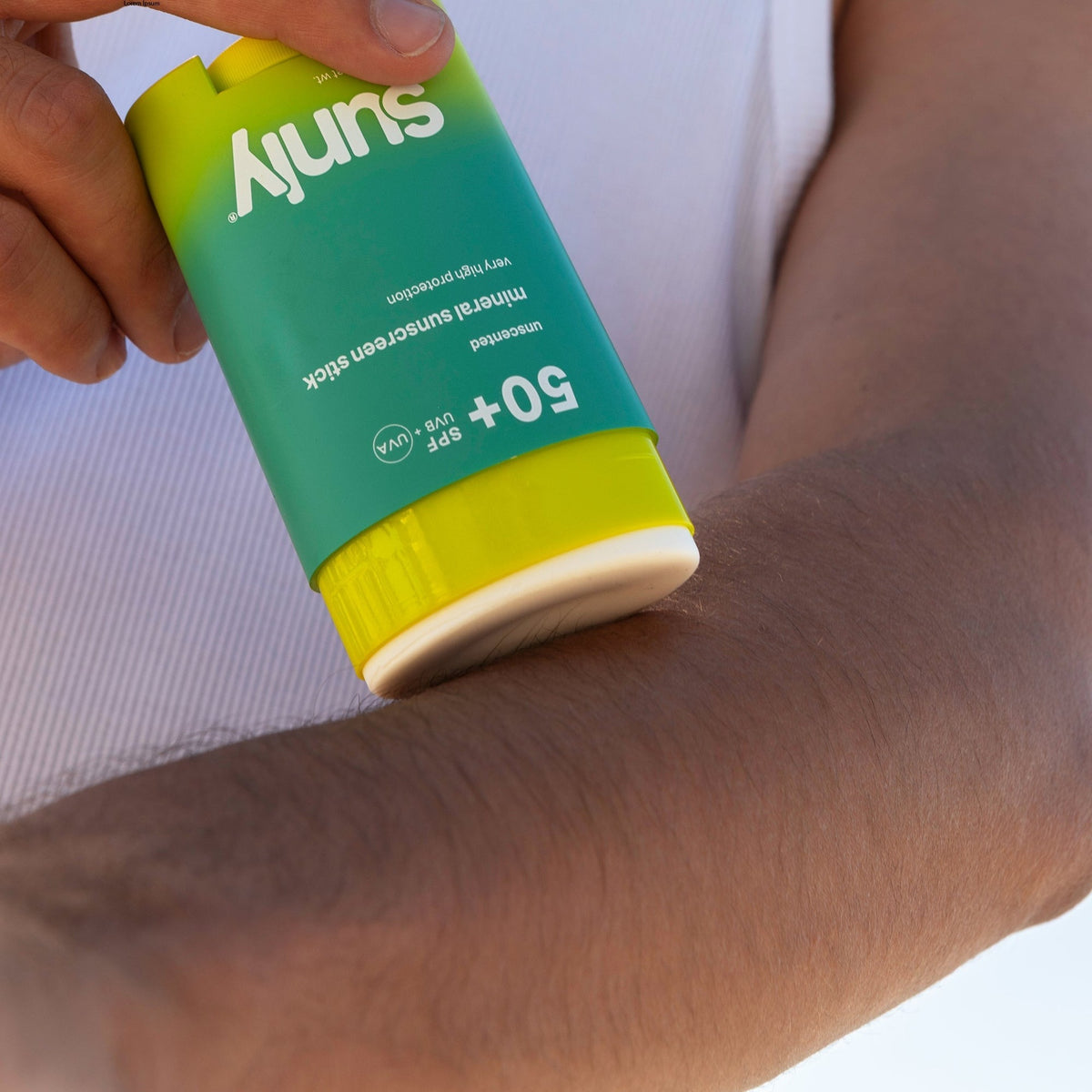 Mineral sunscreen Stick Face & Body SPF 50 unscented Attitude Sunly 60 g